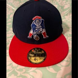 New England patriots historic fitted hat sz 67/8